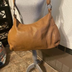 Tan shoulder bag
